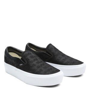 Vans Classic Slip On Platform Deboss OTW Shoes  Black